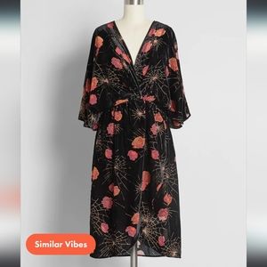 Modcloth Spiderweb Halloween Dress